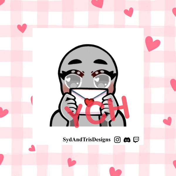 Love Letter Emote or PFP YCH Commission