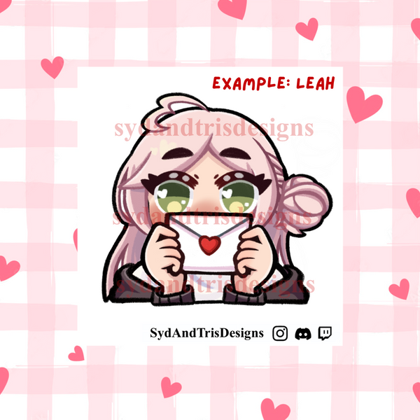 Love Letter Emote or PFP YCH Commission