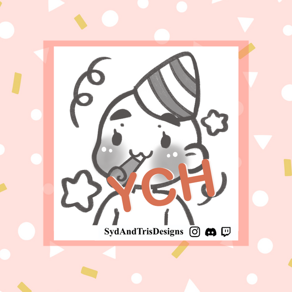 Birthday Party Emote YCH Commission