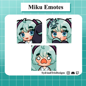 Hatsune Miku Emotes