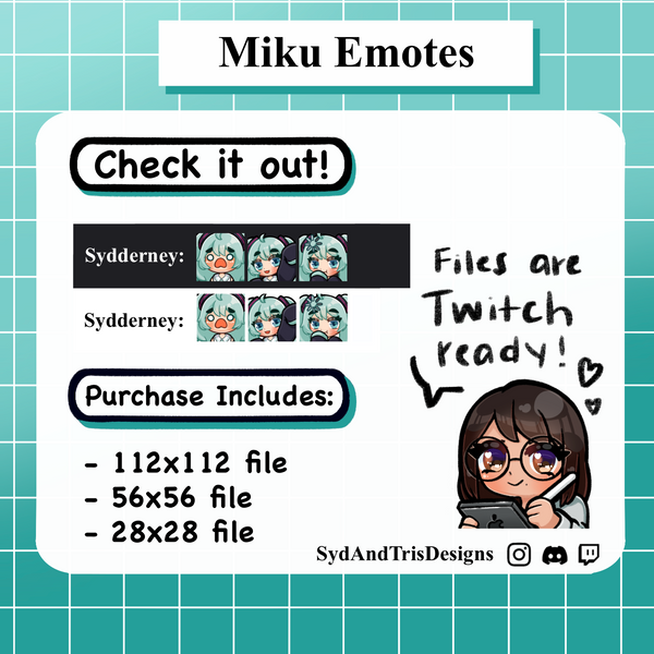 Hatsune Miku Emotes