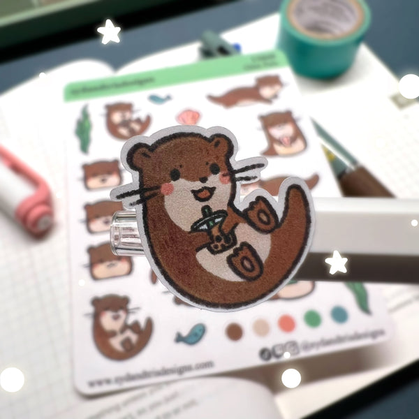 US049 Otter Pals Sticker Sheet