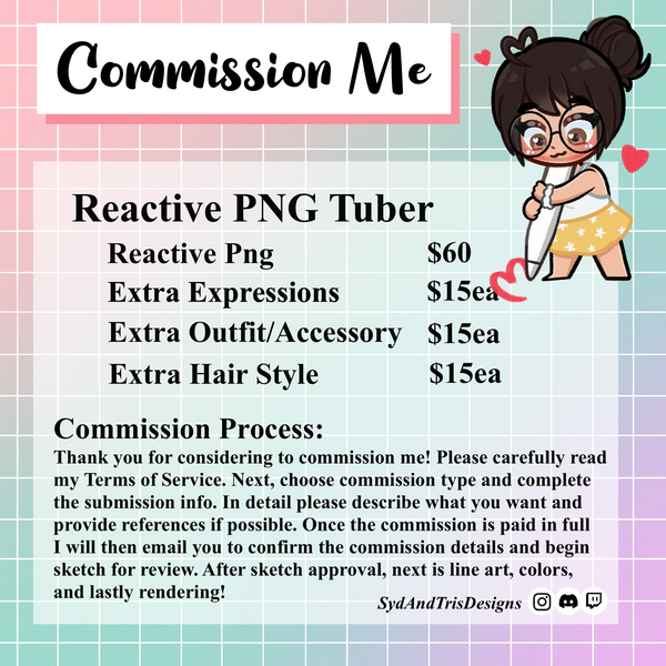 Reactive PNG Tuber Commission