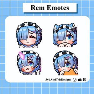 Rem ReZero Emotes