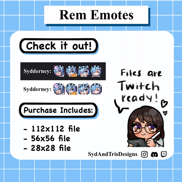 Rem ReZero Emotes