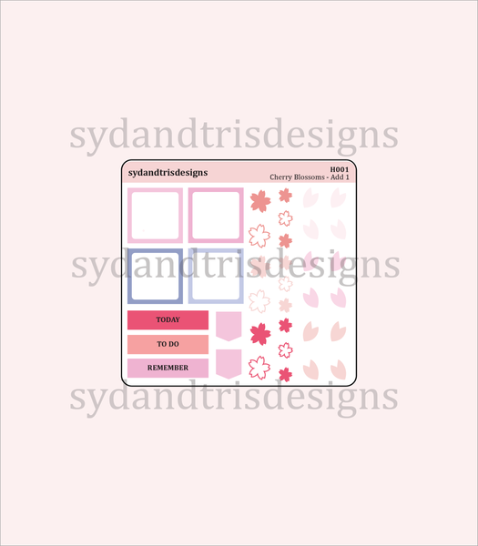 H001 - Cherry Blossom Sticker Set