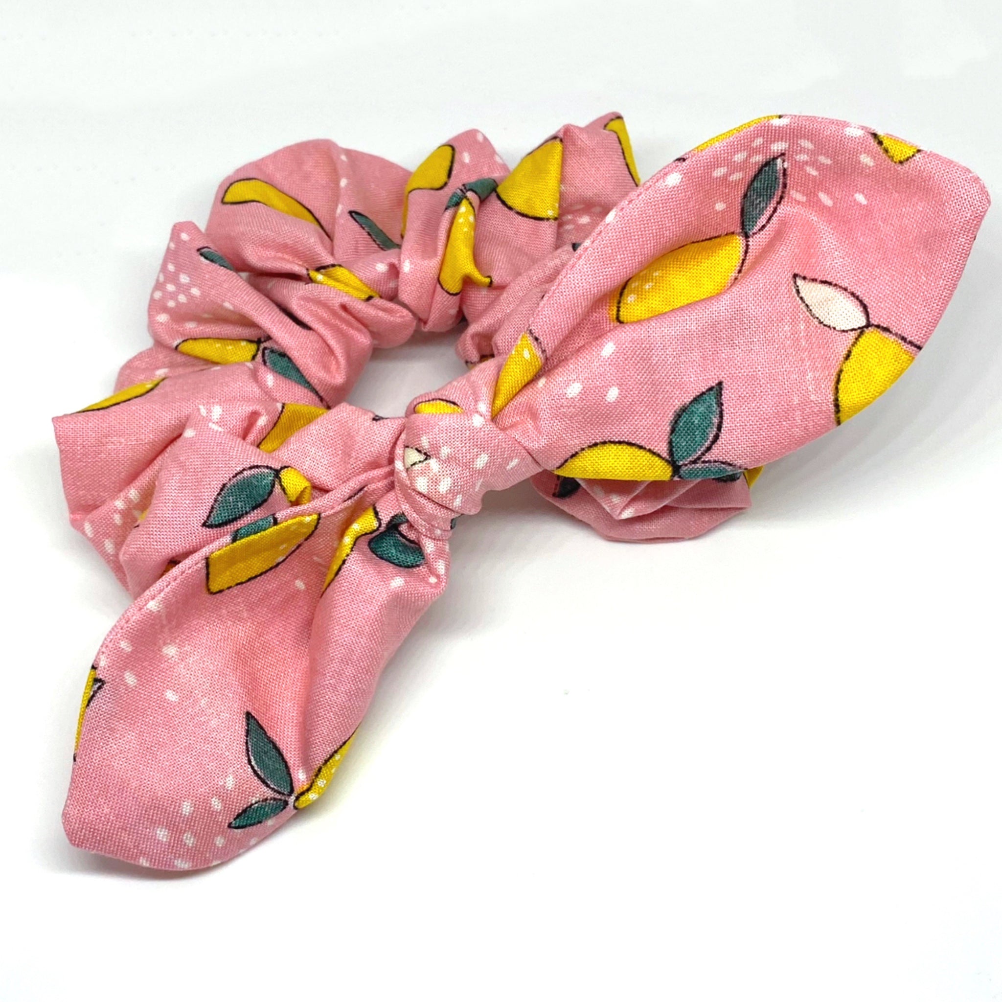 S001 -  Pink Lemonade Bow XL Scrunchie