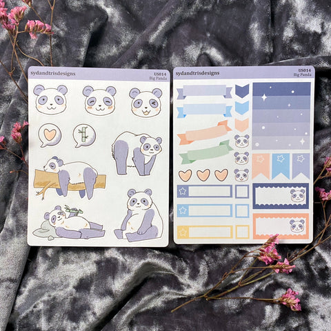 US014 - Big Panda Stickers