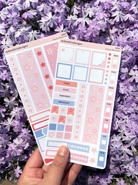 H001 - Cherry Blossom Sticker Set