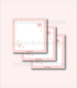 SNP001 - Cherry Blossom Notepad