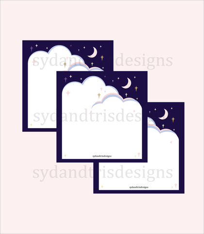 SNP002 - Starry Skies Notepad