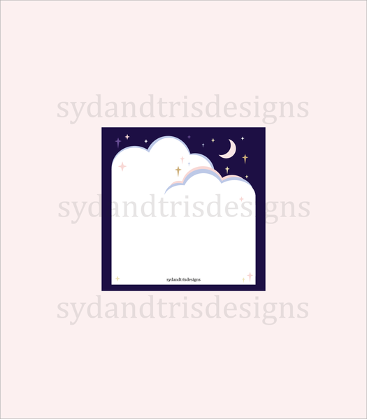 SNP002 - Starry Skies Notepad