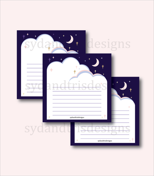 SNP002 - Starry Skies Notepad