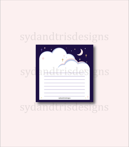 SNP002 - Starry Skies Notepad