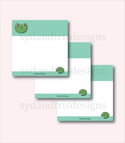 SNP004 - Feelin' Froggy Notepad