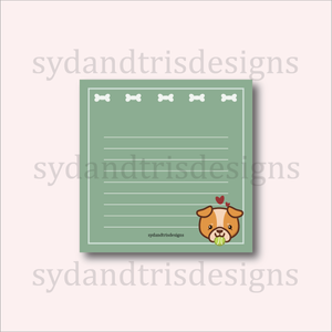 SNP005 - English Bulldog Puppies Notepad