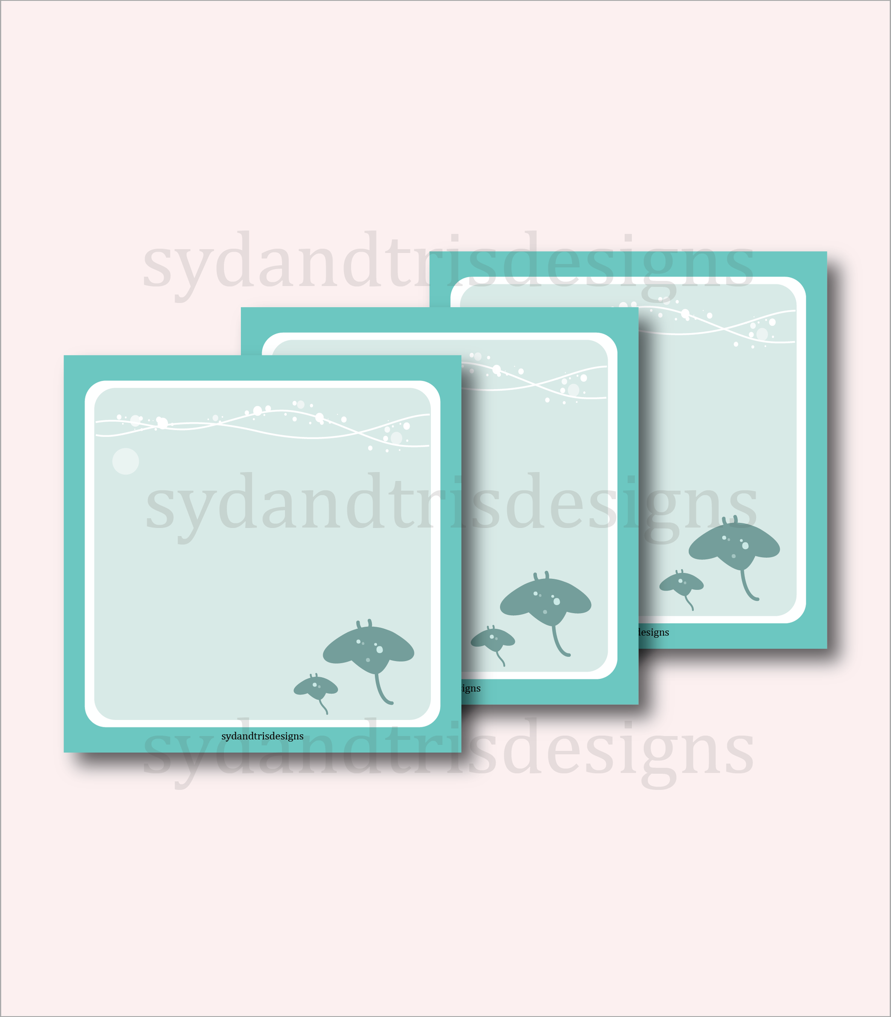 SNP007 - Manta Rays Notepad