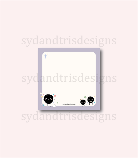 SNP008 - Soot Sprite Friends Notepad