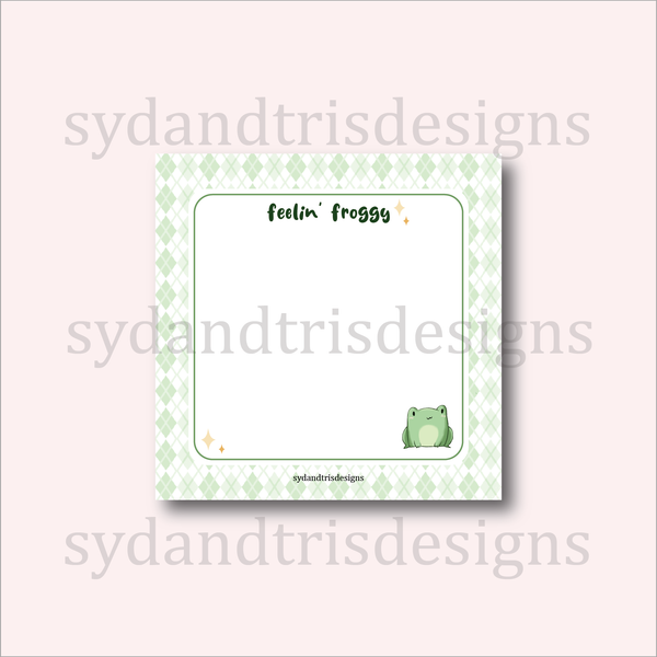 SNP004 - Feelin' Froggy Notepad