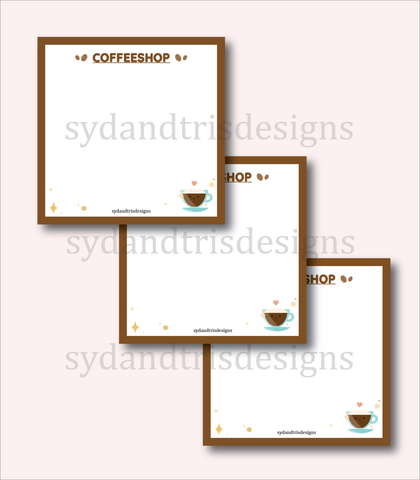 SNP011 - Coffee Shop Notepad