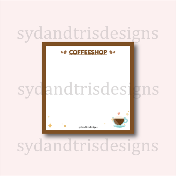 SNP011 - Coffee Shop Notepad