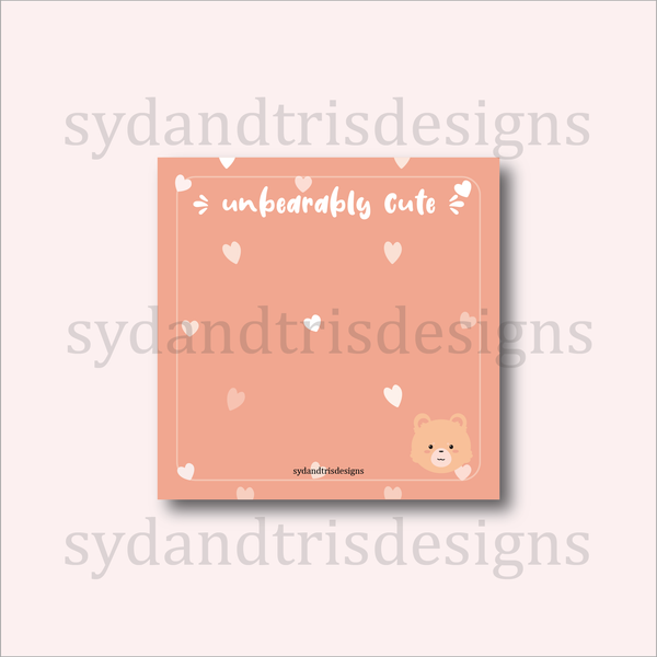 SNP012 - Unbearably Cute