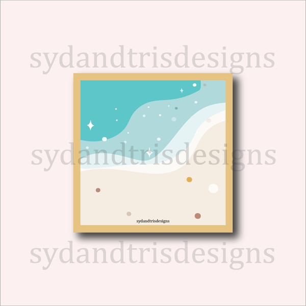 SNP021 - Sea Shore Notepad