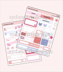 US001 - Cherry Blossoms Sticker Set