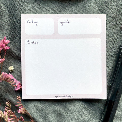 SNP023 - Minimalist Grey Notepad