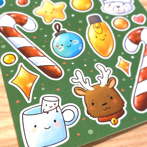 US019 - Christmas Cheer Stickers