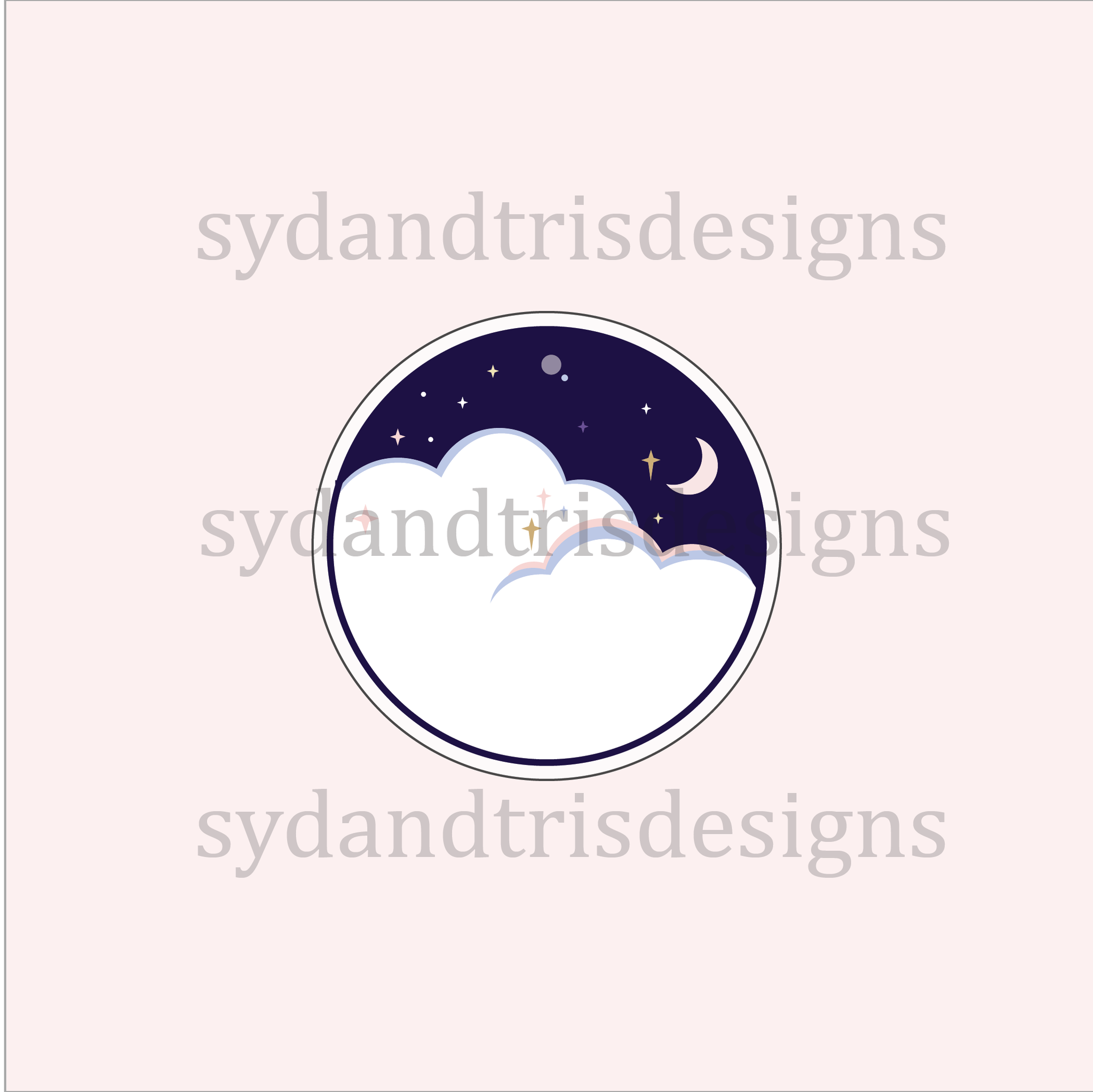 WS004 - Starry Skies Vinyl Sticker